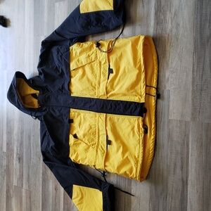 TRIPLE SEVEN VINTAGE FLEECE LINED HOODED  WINTER COAT SZ LARGE